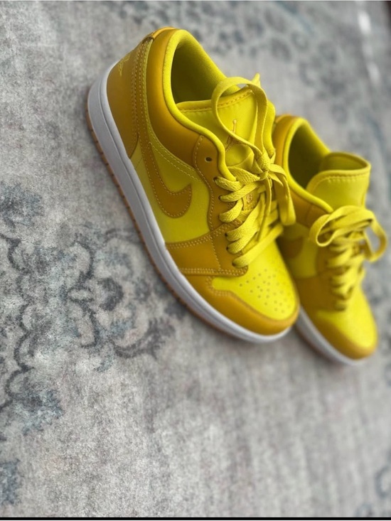Jordan Shoes - Nike Air Jordan 1 Low “Yellow Strike / Pollen” – Women’s Size 7 (Authentic)